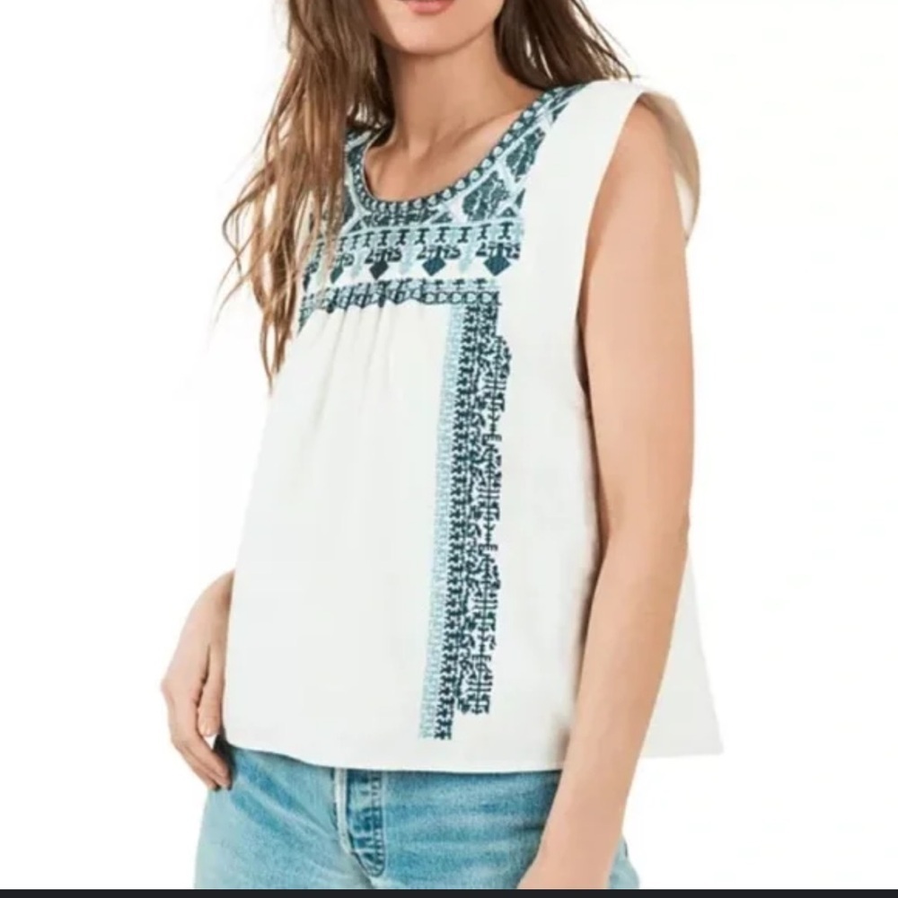 Faherty Molina Blouse, size small